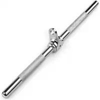 Bară dreaptă rotativă pentru scripete/atlas Revity 51 cm, oțel inoxidabil
