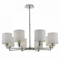 Lampa suspendata Tyler 8lt Pendant Satin Nickel Fitting Only