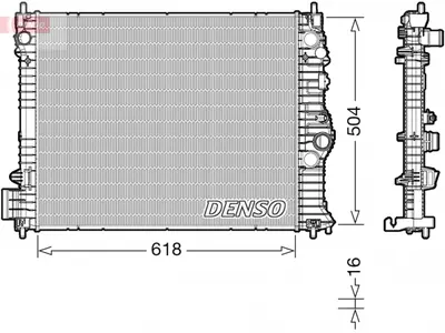Radiator racire motor potrivit KIA SPORTAGE IV 2.0D 2.0DH 09.15-09.22