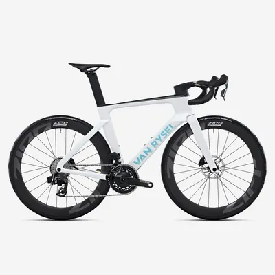Bicicletă de șosea Sram FORCE AXS E1 12V senzor de putere RCR-F Pro Alb