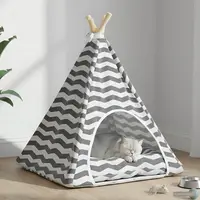 vidaXL Încape pentru animale de companie cu pernă 50 x 50 x 60 cm