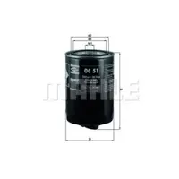 Filtru ulei MAHLE ORIGINAL OC 51