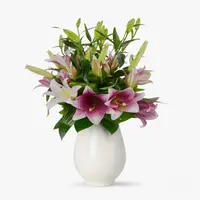 Buchet de 15 crini imperiali roz