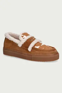 Inuikii mocasini pentru femei din piele Shearling Print