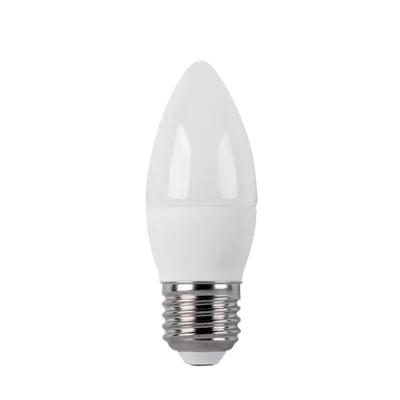 Bec Led Lumanare C37 Smd2835 8w E27 230v Alb