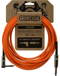 Cablu pentru instrument muzical Orange - CA037 Crush, 6.3 mm/6.3 mm, 6 m, portocaliu