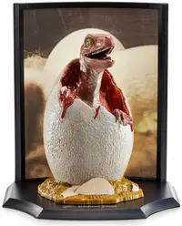 Statuetă The Noble Collection Movies: Jurassic Park - Raptor Egg (Life Finds A Way) (30th Anniversary), 12 cm