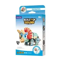 Puzzle 3D cu sunete - Triceratops, Build n Sound