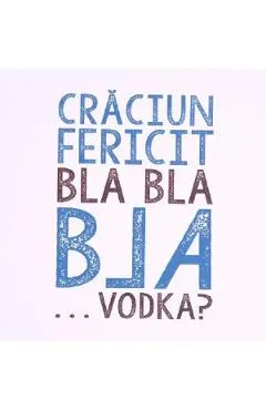 Felicitare cadou de Craciun: Vodka