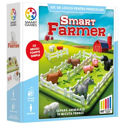 Joc de logica cu 60 de provocari, Smart Games, Smart Farmer