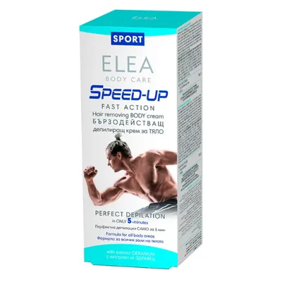 Crema depilatoare rapida pentru barbati Speed-Up, Elea | 150 ml