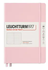 Carnetel Leuchtturm1917 Muted Colours - A5, roz, pagini cu buline