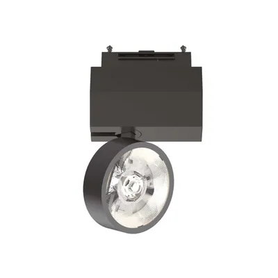Sistem de iluminat pe sina Arca track flat 09w 3000k Negru