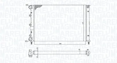 Radiator motor (Manual) potrivit ALFA ROMEO 147 1.6 2.0