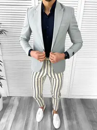 Tinuta barbati smart casual Pantaloni + Camasa + Sacou 10520