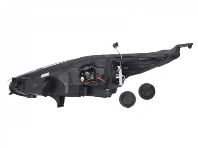 Far Dreapta (H15 H7, electric, cu motor, culoare interior: negru, culoare semnalizator: fumuriu) potrivit FORD FIESTA VI