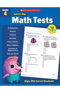 Scholastic Success with Math Tests Grade 4
