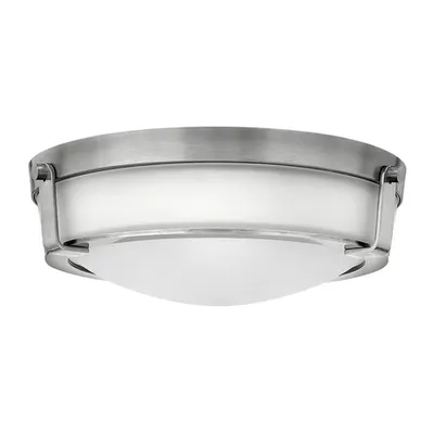 Corp de iluminat decorativ pentru exterior, Hathaway 3 Light Medium Flush Mount – Antique Nickel