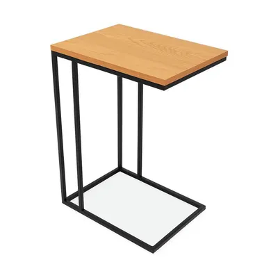 Măsuță auxiliară cu aspect de lemn de stejar 50x35 cm Cesura – Unique Furniture