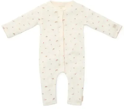 Pijama întreagă pentru bebeluși Little Dutch Fairy Blossom - 74-80 cm, 6-12 luni, White