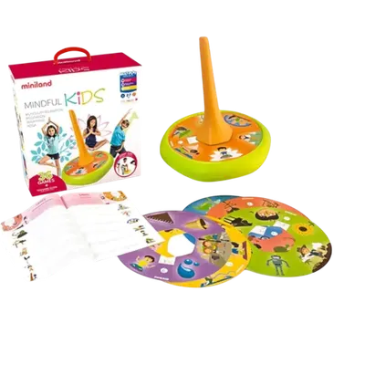 Joc Mindfulness Spinner pentru copii 2-7 ani, Miniland 31898