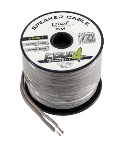 Cablu boxe Four Connect, 4-SCM1515, Stage 1, 15 M, 1.5 MM2, OFCA