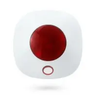 Sirena wireless ANNKE CGQ007, interior/exterior, 220V, accesoriu suplimentar sistem alarma A113, 120 dB, Flash LED, rezistenta la intemperii