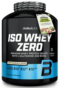 Iso Whey Zero, ciocolată albă, 1816 g, BioTech USA