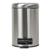 Cos Menajer din Inox, cu Pedala, 3 l