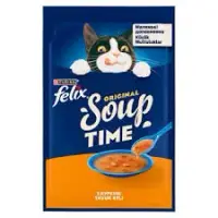 Hrana umeda pentru pisici Felix Soup Original cu pui 48 gr