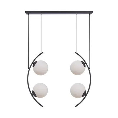 Zuma Line Pendant Helix 5016 4xe14 Negru/alb