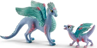 Set figurine Schleich Bayala - Dragoni colorati