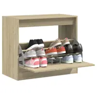 Gossi pantofar, stejar sonoma, 80x42x69 cm, lemn prelucrat