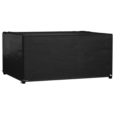 vidaXL Husă pentru mobilier de grădină, 8 ocheți, 160x120x75 cm pătrat