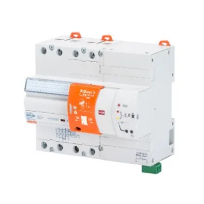 Restart With Autotest Pro - Coupled With Rccb's - 4 Poles - 63 a Type A[ir] Idn=0,3 a 400 V - 7 Module En 50022