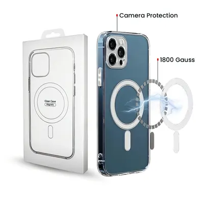 Husa MagSafe pentru Samsung Galaxy S26 Plus S947, OEM, 1800 Gauss, Transparenta