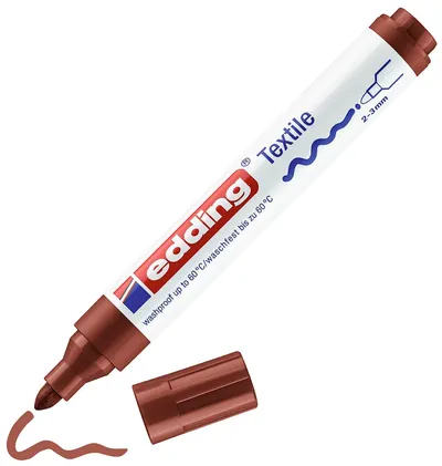 Marker textil Edding 4500 - maro
