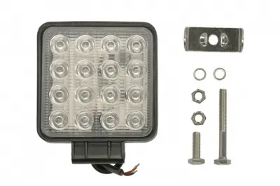 Lumina lucru (LED, 10-30V, 48W, 3840lm, numar diode: 16x3W, inaltime: 110mm, latime: 110mm, adancime: 57mm, lumina albastra; lumina dispersata)