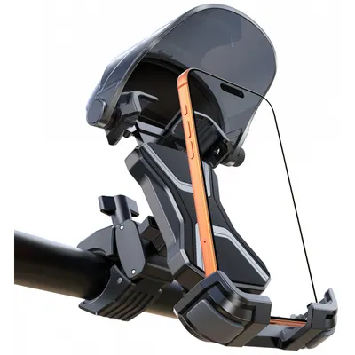 Suport Bicicleta Motocicleta cu Parasolar Joyroom JR-ZS528, 4.7inch - 7inch, Negru