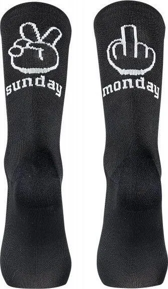 Sosete ciclism - Sunday Monday Sock - Black