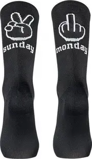 Sosete ciclism - Sunday Monday Sock - Black