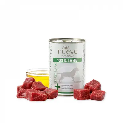 Conserva pentru caini Nuevo Sensitive cu miel 400 gr