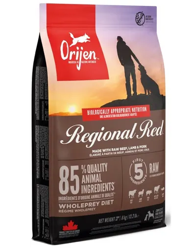 ORIJEN Regional Red 6 kg hrana uscata pentru caini de toate rasele, varstele