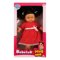 Papusa Bebelou cu par brunet, Dollz n More, Hug me, 40 cm