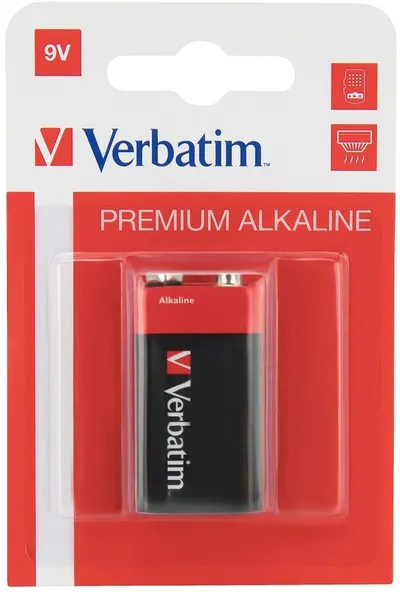 Baterie alcalină Verbatim - 9V, 1 buc.