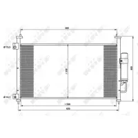 Condensator, climatizare NRF 35763
