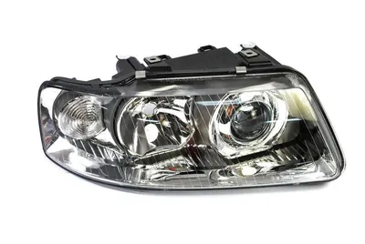 Far dreapta potrivit AUDI A3 2000-2003 - (H1/H7, reglaj electric, manual, fundal cromat)