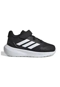 Pantofi sport Run Falcon 5 din material textil cu velcro - Negru/Alb optic
