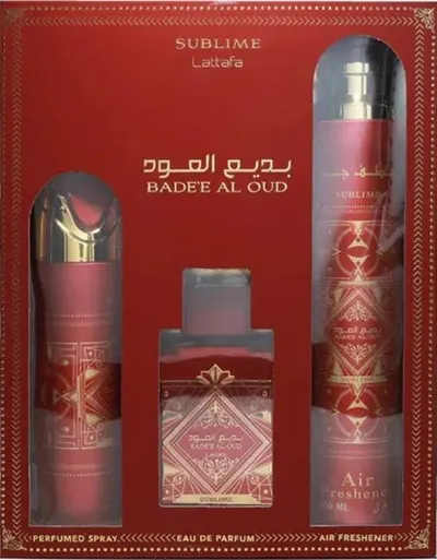 Lattafa Set Bade'e Al Oud Sublime, 3 piese