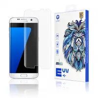 Folie de protectie Ecran Lito pentru Samsung Galaxy S7 edge G935, Sticla Securizata, UV Glue, 3D